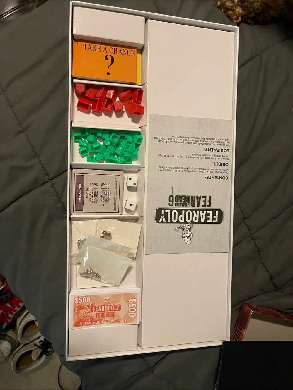 NEW Fearopoly: The Walking Dead 6 Board Game; Set distributed Item
